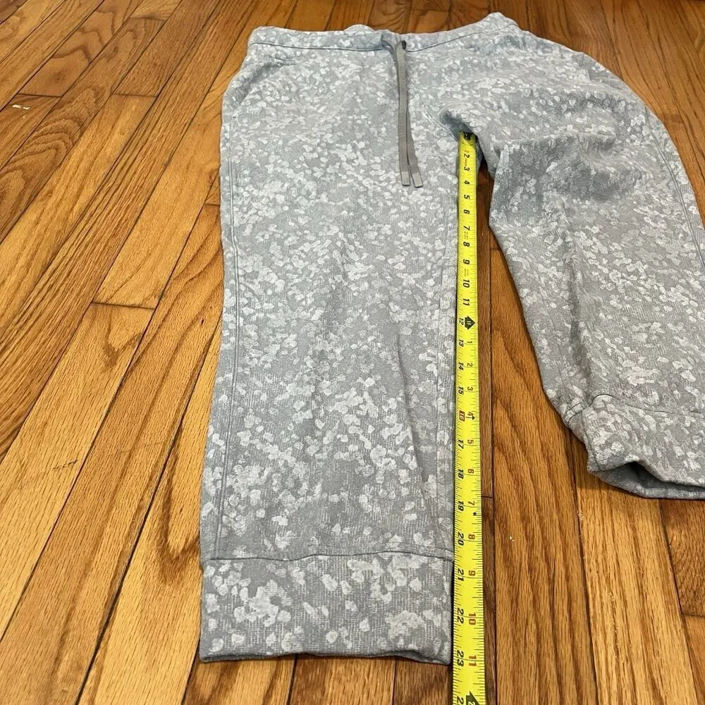 Lululemon‎ Ready to Rulu Jogger Crop Speckle Spritz Jacquard Rhino Grey Silver